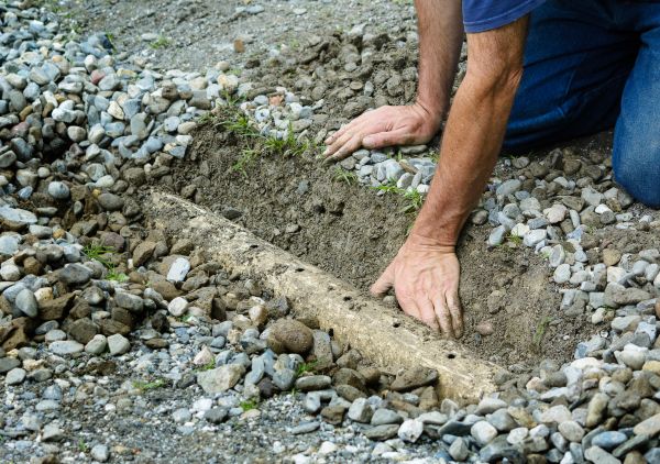 French Ditch Installation in Largo